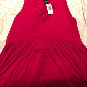 Torrid criss cross tank top